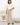 Wide-leg jeans met brede omslag - Donkerbeige