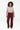 Broek grote maat hoge taille - Pruim