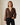 Damesblouse met overslag en V-hals in print - Choco