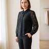 Chemise en dentelle élégante – Noir