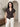 Asymmetrisch gebreid vest met sieraadknoop – Choco