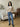 Taupe gebreid cardigan met hartmotieven – Taupe