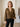 Damesblouse met overslag en V-hals - Choco
