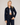 Klassieke spijkerjas & rechte jeans – Donkerblauw