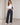 Raw denim jeans met hoge taille en wijde pijpen met gesp – Raw blauw